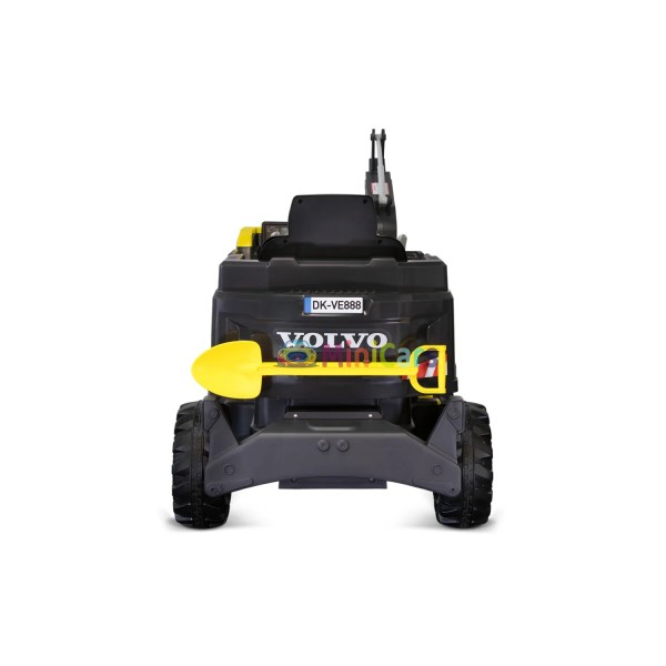 Escavatore Elettrico Bambini Volvo 2x35W Telecomando 100m
