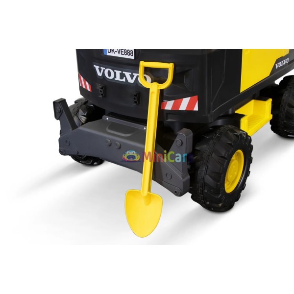 Elektrischer Volvo Kinderbagger 2x35W mit 100m Fernbedienung