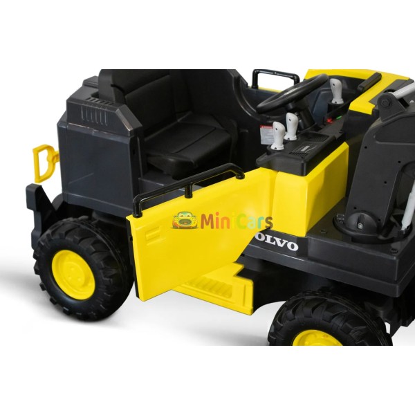 Elektrischer Volvo Kinderbagger 2x35W mit 100m Fernbedienung
