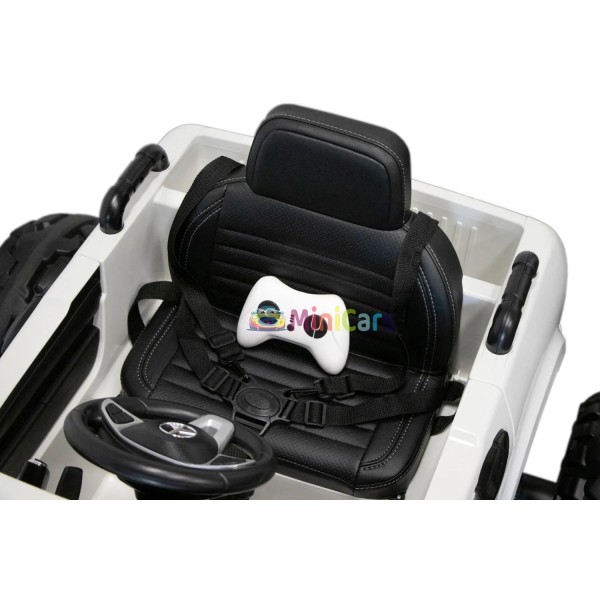 Monster Truck Elektroauto Kinder Mercedes 4x35W Allradantrieb | Minicars.fr