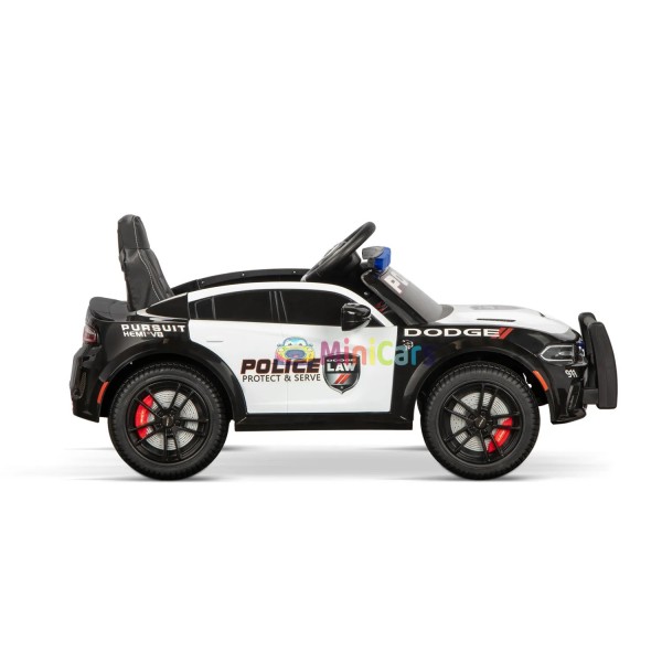Macchina elettrica polizia Dodge Charger SRT bambino 2x40W | Minicars