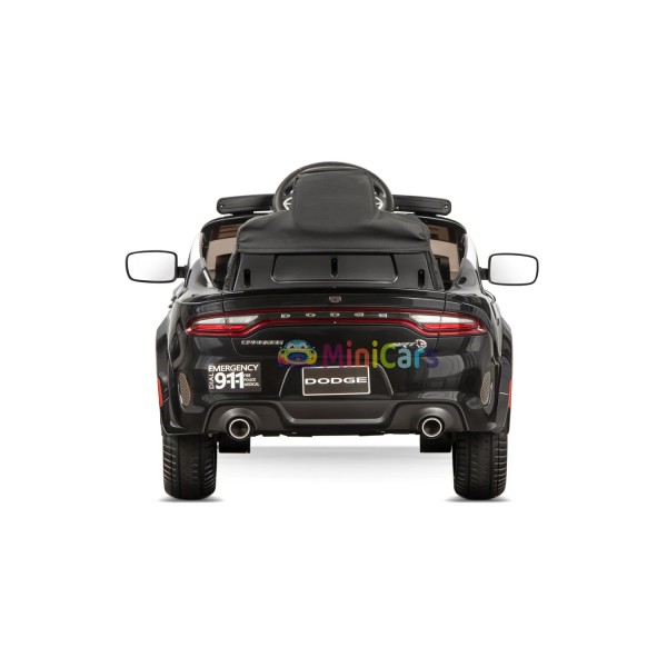 Elektrische politiewagen Dodge Charger SRT kinderauto 2x40W | Minicars