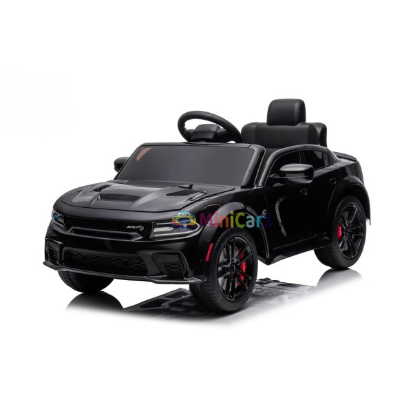 Voiture électrique 12V Dodge Charger SRT 2x40W avec télécommande | Minicars.fr