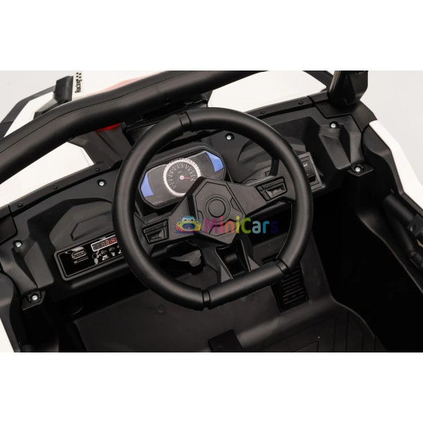 Super UTV 4x35W Elektro Buggy Allrad 12V Kinder | Minicars.fr