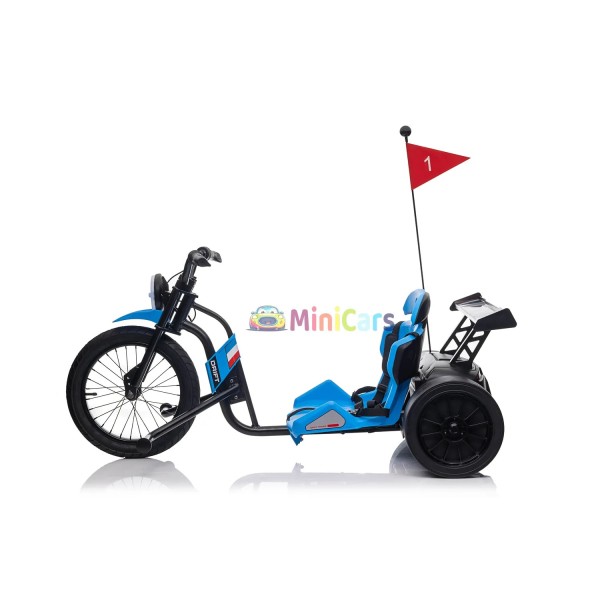 Triciclo elettrico 24V 2x120W drift sicuro | Minicars.fr