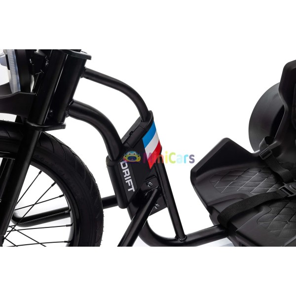 Tricycle électrique 24V 2x120W drift sécurisé | Minicars.fr