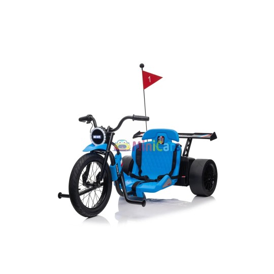 Elektrische drifttrike 2x120W 12V - Veilig & spectaculair | Minicars.fr