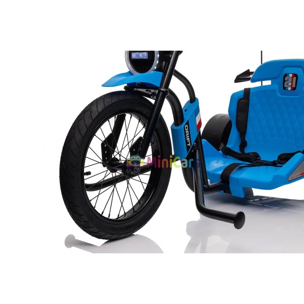 Elektrische drifttrike 2x120W 12V - Veilig & spectaculair | Minicars.fr