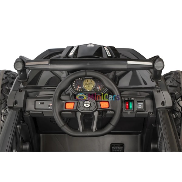 Buggy 2 Places 4x4 12V 4x30W - Transmission Intégrale | Minicars.fr