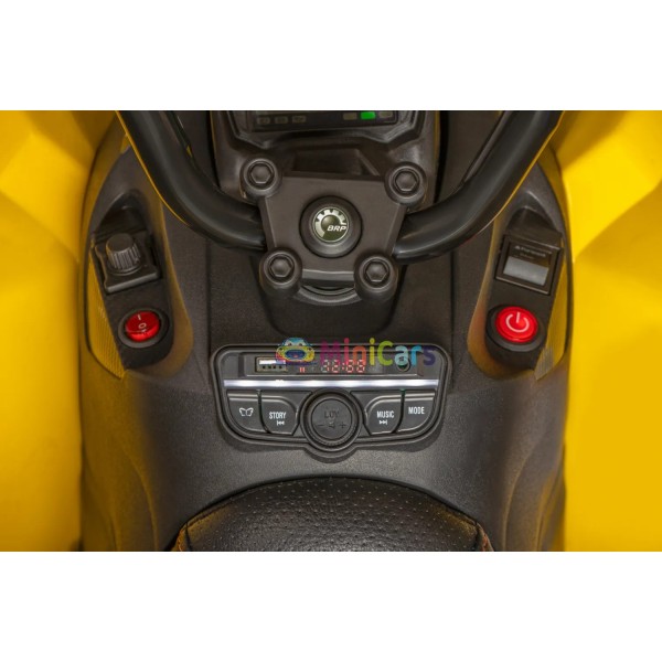 Elektro Quad Kinder Can-Am Renegade 2x35W Eltern-Fernbedienung | Minicars.fr