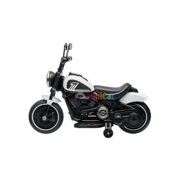 Elektro Harley Motorrad Kinder 6V 15W mit Stützrädern | Minicars.fr