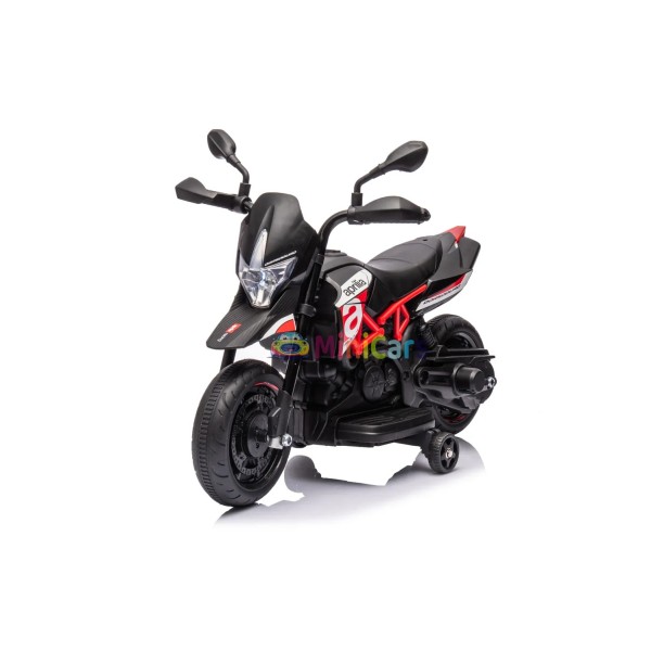 Aprilia Dorsoduro 12V 18W Elektro Motorrad Kinder | Minicars.fr