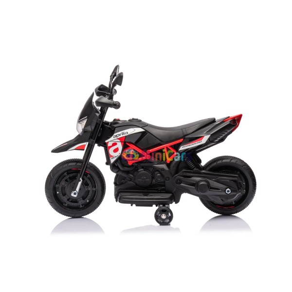 Moto Elettrica Bambini Aprilia Dorsoduro 12V 18W - Design Racing | Minicars.fr