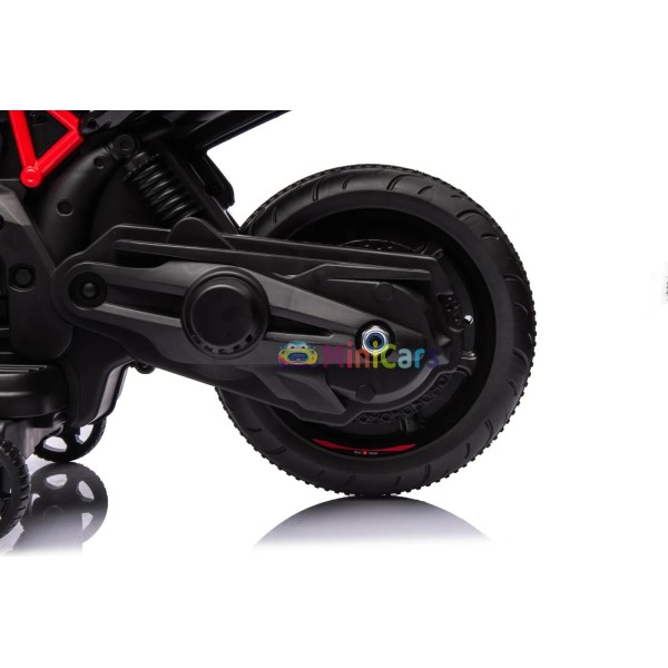 Moto Elettrica Bambini Aprilia Dorsoduro 12V 18W - Design Racing | Minicars.fr