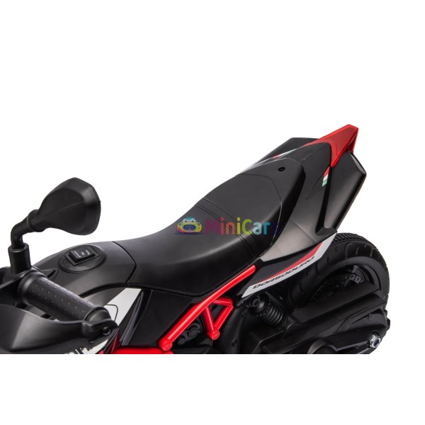 Aprilia Dorsoduro 12V 18W Elektro Motorrad Kinder | Minicars.fr
