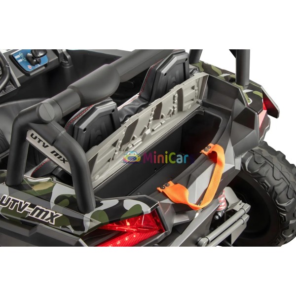 Buggy Elettrico 4 Posti 12V 4x4 - Avventura Fuoristrada Sicura