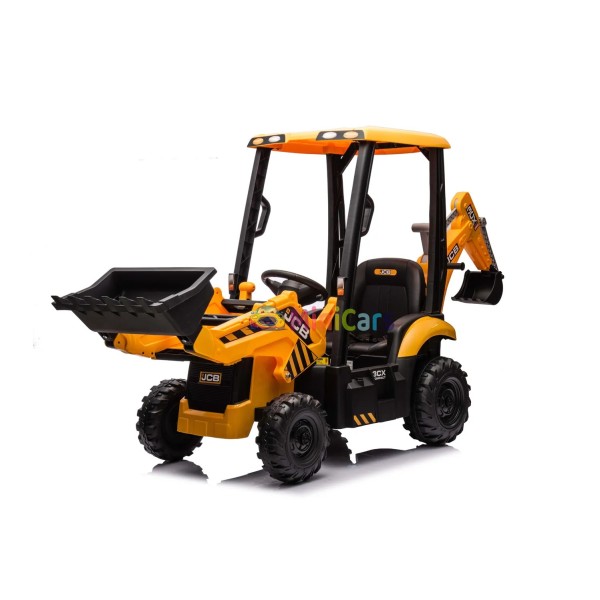 Escavatore Elettrico Bambino JCB 4 in 1 2x30W Telecomando | Minicars