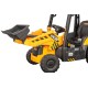 Excavadora eléctrica JCB 4 en 1 2x30W con mando | Minicars.es