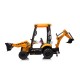 Elektrische graafmachine JCB 4 in 1 2x30W met ouderbediening | Minicars