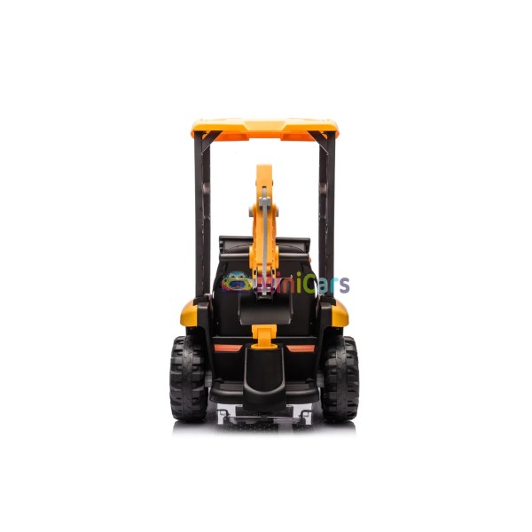 Elektrische graafmachine JCB 4 in 1 2x30W met ouderbediening | Minicars