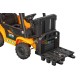 Carretilla elevadora eléctrica niño JCB Forklift 2x30W 10kg | Minicars.es