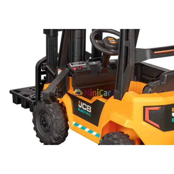 Elektrische heftruck voor kinderen JCB Forklift 2x30W 10kg | Minicars.fr