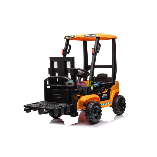 Elektrischer Gabelstapler JCB Forklift 2x30W 10kg für Kinder | Minicars.fr