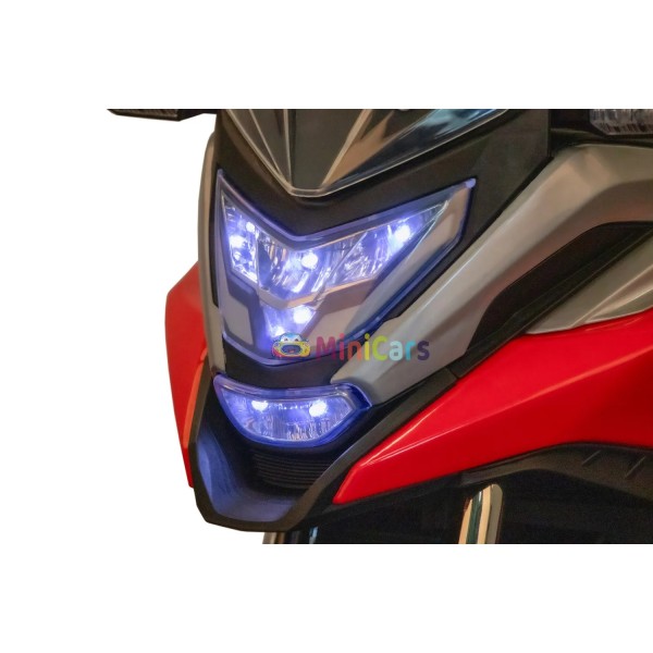 Elektro Kinder Motorrad Honda NC750X 12V 2x25W | Minicars.fr