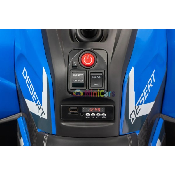 Quad Eléctrico Niño 12V 2x35W con Telecomando Parental | Minicars.fr