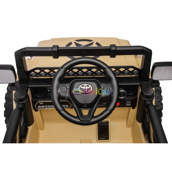 Toyota FJ 4x4 elektrische kinderauto vierwielaandrijving 2 zitplaatsen