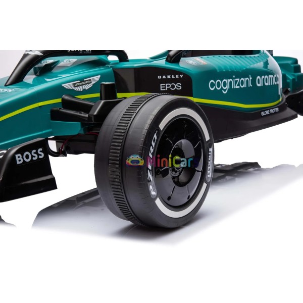 Elektrische Aston Martin F1 Kinderauto 2x55W | Minicars.nl