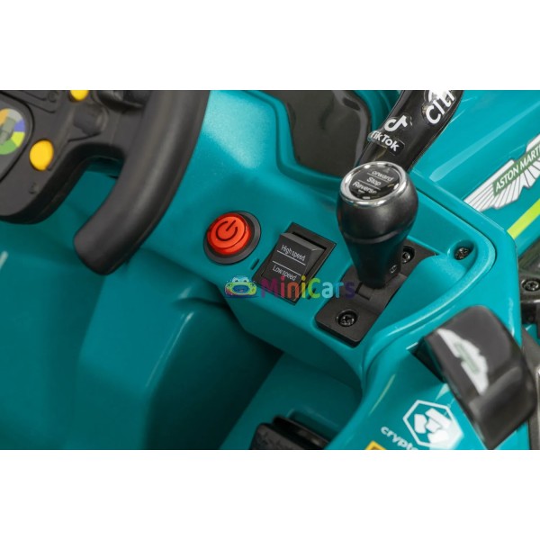 Formula 1 Aston Martin Aramco Niño 2x55W - Coche Eléctrico