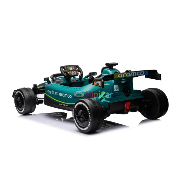Formula 1 Aston Martin Aramco Bambini 2x55W - Macchina Elettrica