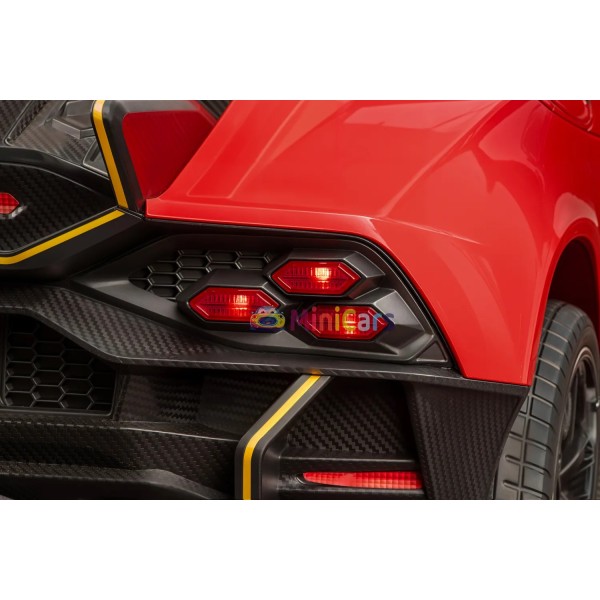 Macchina Elettrica Lamborghini Autentica 4x25W Trazione Integrale | Minicars.fr