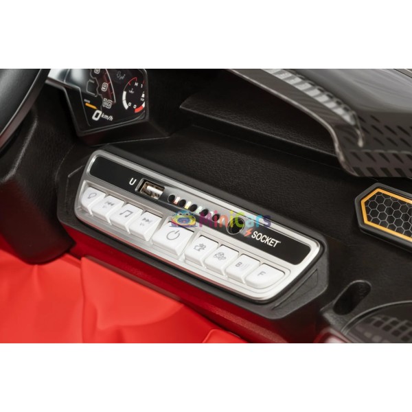 Voiture Électrique Enfant Lamborghini Autentica 4x25W Transmission Intégrale