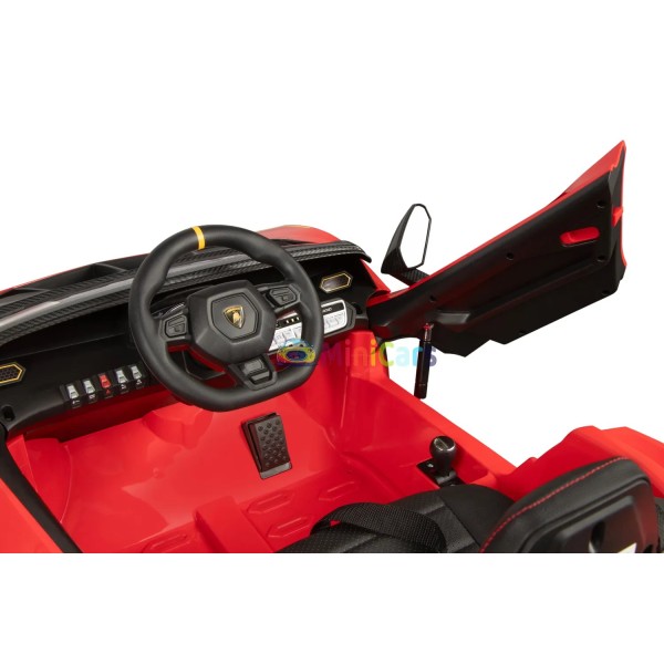 Macchina Elettrica Lamborghini Autentica 4x25W Trazione Integrale | Minicars.fr