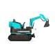 Pelleteuse 12V enfant 360° 2x45W télécommande | Minicars.fr