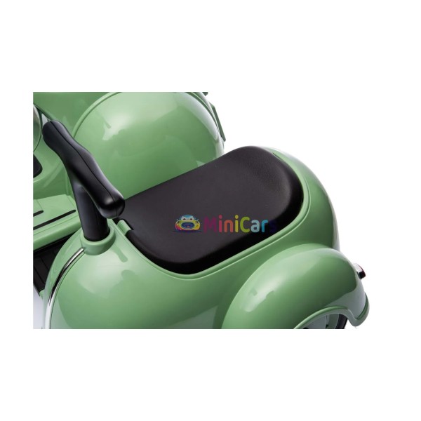 Vespa Infantil 6V con Sidecar Motobremse 30W | Minicars.fr