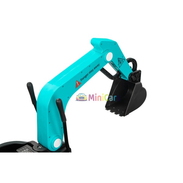 Pelleteuse 12V enfant 360° 2x45W télécommande | Minicars.fr