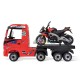 Anhänger für Kinder Elektro LKW 25 kg - Actros & Scania | Minicars.fr
