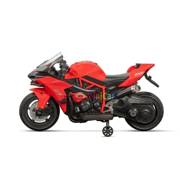 Moto électrique enfant 12V 2x25W R1800 - MP3 & LED | Minicars.fr