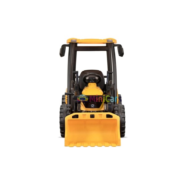Tracteur Électrique Enfant 12V avec Pelle et Remorque | Minicars.fr