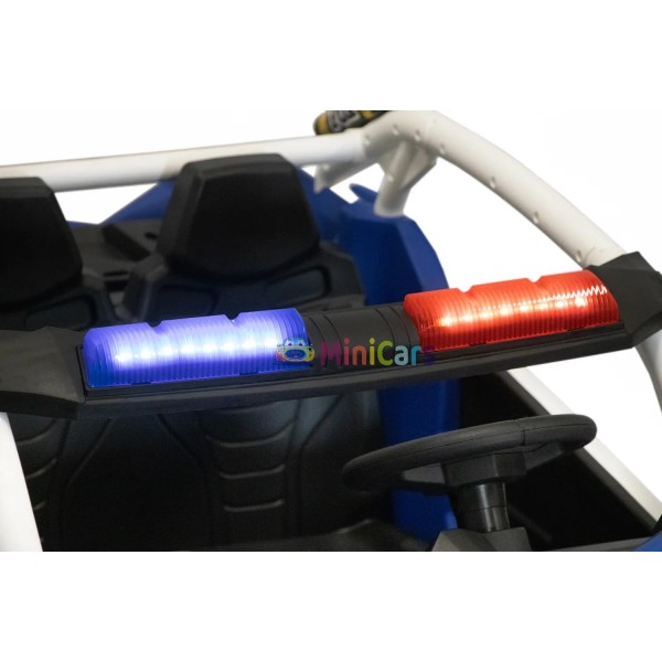 Elektrische Politie Buggy 2 Personen 2x200W met LED Zwaailichten