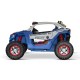 Kinder Elektro Buggy Polizei 2-Sitzer 2x200W mit LED Blaulicht
