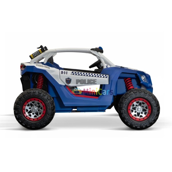 Buggy Police Enfant 2 Places 2x200W Gyrophares LED