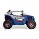 Buggy Polizia Bimbi 2 Posti 2x200W con Luci LED