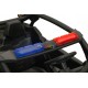 Buggy Policía Infantil 2x45W 2 Plazas con Luces LED