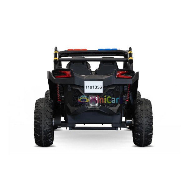 Elektrische Politie Buggy 2 Personen 2x45W met LED Zwaailichten