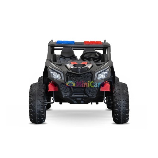 Buggy Police Enfant 2x45W 2 Places avec Gyrophares LED