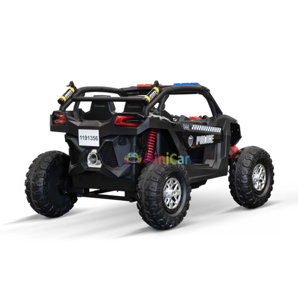 Buggy Polizia Bimbi 2 Posti 2x45W con Luci LED